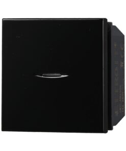 Deviatore Assiale 2M 2P 16A Colore Nero Compatibile Con Bticino Axolute