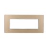 Placca In Vetro Serie Moon 6P Colore Oro Compatibile Con Bticino Axolute