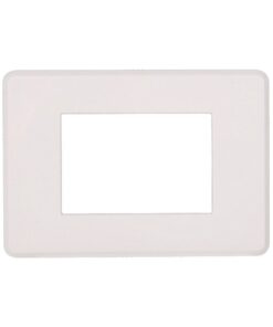 Placca Slim Sottile 3P Serie Moon Colore Bianco Compatibile Con Bticino Axolute Air