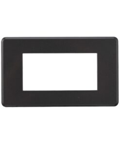 Placca Slim Sottile 4P Serie Moon Colore Acciaio Scuro Compatibile Con Bticino Axolute Air