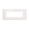 Placca Slim Sottile 6P Serie Moon Colore Bianco Compatibile Con Bticino Axolute Air