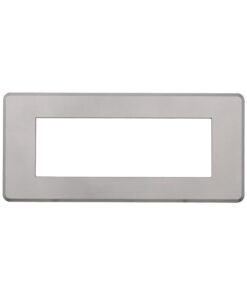 Placca Slim Sottile 6P Serie Moon Colore Silver Compatibile Con Bticino Axolute Air