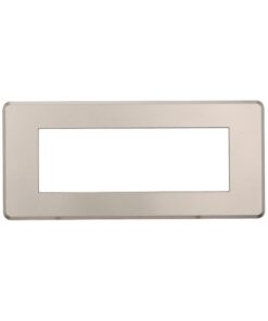 Placca Slim Sottile 6P Serie Moon Colore Titanio Compatibile Con Bticino Axolute Air