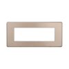 Placca Slim Sottile 6P Serie Moon Colore Bronzo Compatibile Con Bticino Axolute Air