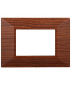 Placca Piramide Serie Moon 3P Colore Radica Compatibile Con Bticino Axolute