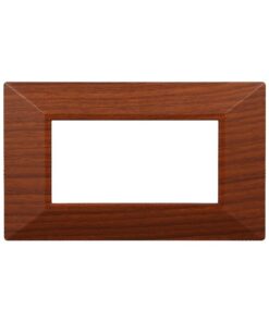 Placca Piramide Serie Moon 4P Colore Radica Compatibile Con Bticino Axolute