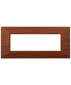 Placca Piramide Serie Moon 6P Colore Radica Compatibile Con Bticino Axolute