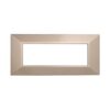 Placca Piramide Serie Moon 6P Colore Bronzo Compatibile Con Bticino Axolute