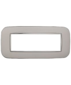 Placca Orbis Serie Moon 6P Colore Bianco Compatibile Con Bticino Axolute
