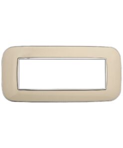 Placca Orbis Serie Moon 6P Colore Sabbia Compatibile Con Bticino Axolute