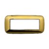 Placca Orbis Serie Moon 6P Colore Oro Lucido Compatibile Con Bticino Axolute