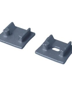 Kit Terminali Tapi di Chiusura In Metallo Con e Senza Foro Per Profilato Alluminio Alto BAZ1715