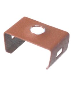 Clip Guida Gancio di Montaggio In Acciaio Colore Corten Per Profilato Alluminio BAZ1707