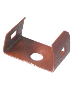 Alternative view of Clip Guida Gancio di Montaggio In Acciaio Colore Corten Per Profilato Alluminio BAZ1707