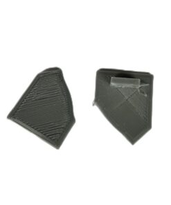 Kit Terminali Tappi di Chiusura Con e Senza Foro Per Profilato Alluminio BAZ2025 BAZ2025W