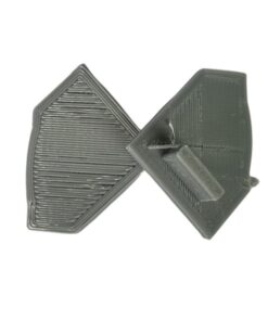 Kit Terminali Tappi di Chiusura Con e Senza Foro Per Profilato Alluminio BAZ2025 BAZ2025W