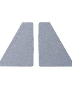 Kit Terminali Tappi di Chiusura In Metallo Per Profilato Alluminio BAZ2016 BAZ2016W