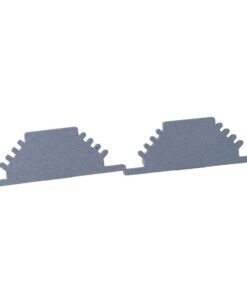 Kit Terminali Tappi di Chiusura In Metallo Per Profilato Alluminio BAZ3010