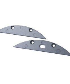 Kit Terminali Tappi di Chiusura In Metallo Con e Senza Foro Per Profilato Alluminio BAZ5208