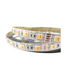 Bobina Striscia Striscia Strip Led CCT 300 SMD 5050 WWR 12V Bianco Caldo Neutro Freddo Tutto In Uno Da 2700K A 10000K 5 Metri IP20