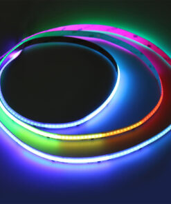 Striscia Led RGB COB,Magic Color SPI WS2811 20Pixels, 12V 12W/M 70lm/W CRI 59 Angolo 180 Dimmerabile IP20 Sezione Taglio 50mm MS21071