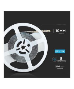 Alternative view of Bobina Striscia Led 1200 SMD 2835 12V 18W/M Bianco Freddo 6000K IP20 5 Metri SKU-212166