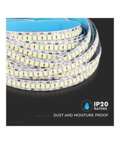 Bobina Striscia Led 1200 SMD 2835 12V 18W/M Bianco Freddo 6000K IP20 5 Metri SKU-212166