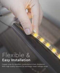 24V Striscia LED Ultra Slim SMD 2835 120 LED Double PCB 3mm 4000K 8W/M SKU-23025