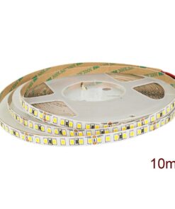 24V Bobina Striscia Led Da 10 Metri IP20 6000K 12W/M 1600 smd 2835 2000 LM/M Passo 8mm