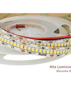 Alternative view of 24V Bobina Striscia Striscia LED 30W/M 140LM/W 4200LM/M Bianco Caldo 3000K 1200 SMD 2835 5 Metri