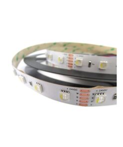 24V Bobina Striscia Led RGBW Freddo RGB+CW 30W/M 300 Smd 5 Metri IP20