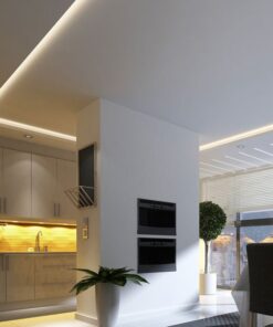 24V Striscia Led COB 3000K 10W/M 950LM/M IP20 5 Metri Larga 8mm SKU-212652