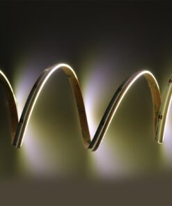 Striscia Led COB Illuminazione Laterale 24V 10W/M 100lm/W CRI Ra>93 Angolo 180 Dimmerabile IP20 Sezione Taglio 33.3mm Bianco Neutro 4000K MS12684