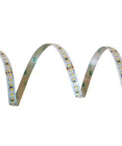 Bobina Striscia LED 24V da 10 Metri, 12W/M, Dimmerabile PWM, Tagliabile ogni 5cm, IP20, Efficienza 160lm/W, CRI>80, CE, Larghezza 8mm, 6500K Bianco Freddo MS12466