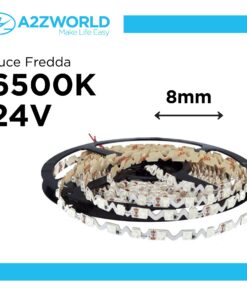 24V Bobina Striscia Led Curvabile Ripiegabile Bianco Freddo Con Lente 180 Gradi 20W/M 8mm 300 smd 6060 Per Cassone Pubblicitario Senza Ombra BL2454F MS12546