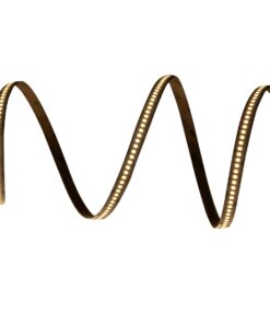 Striscia LED SMD 2835 24V, 5 Metri, Larga 10mm, Caldo 3000K, Super Luminoso 24W/M 4000LM/M 160LM/W 240SMD/M, Dimmerabile PWM, Tagliabile ogni 33mm, IP20, CRI>80