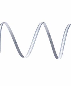 Striscia LED SMD 2835 24V, 5 Metri, Larga 10mm, Freddo 6500K, Super Luminoso 24W/M 4000LM/M 160LM/W 240SMD/M, Dimmerabile PWM, Tagliabile ogni 33mm, IP20, CRI>80