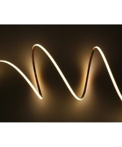 Bobina Striscia LED COB Slim da 3mm 24V 5W/M, Dimmerabile PWM, Tagliabile ogni 2cm, IP20, Efficienza 110lm/W, CRI>90, CE, Durata 30000 Ore, 3000K Bianco Caldo MS02653