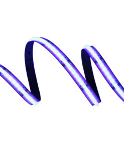 Bobina Striscia Striscia LED RGBCW COB910 24V, 18W/M, Dimmerabile PWM, Tagliabile ogni 3,85cm IP20, Luce RGB CCT 2700K-6500K, CRI>90, CE, Durata 30000 Ore MS32027