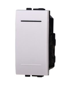 Interruttore 1P 16A Unipolare Colore Bianco Compatibile Con Bticino Living Light