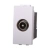 Connettore Presa TV Terminale Maschio Colore BIANCO Compatibile Con Bticino Living Light
