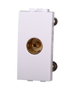 Connettore Presa TV Terminale Femmina Colore BIANCO Compatibile Con Bticino Living Light