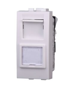 Connettore Rete Presa Dati RJ45 CAT6 Colore BIANCO Compatibile Con Bticino Living Light
