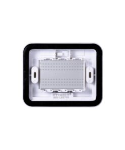 Alternative view of Placca con Coperchio Supporto Stango Idrobox IP55 Compatibile Con Bticino Living Light 3P Bianco