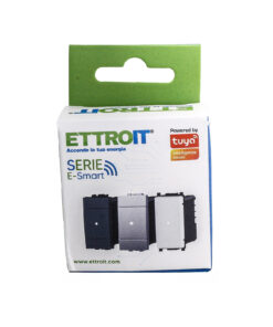 Pulsante Connesso Smart WIFI Tuya Compatibile Bticino Living Colore Bianco Interruttore Deviatore Invertitore 3 In 1