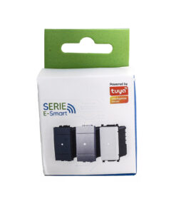 Pulsante Connesso Smart WIFI Tuya Compatibile Bticino Living Colore Bianco Interruttore Deviatore Invertitore 3 In 1