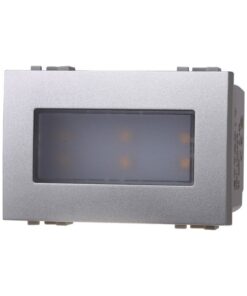 Lampada Led Segnapasso 3P 220V Grigio 3000K Compatibile Con Bticino Living International