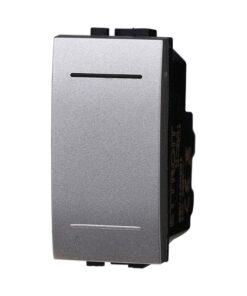 Interruttore 1P 16A Unipolare Colore GRIGIO Compatibile Con Bticino Living International