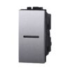 Interruttore Assiale 1P 16A Unipolare Colore GRIGIO Compatibile Con Bticino Living International