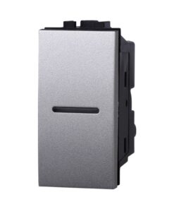 Interruttore Assiale 1P 16A Unipolare Colore GRIGIO Compatibile Con Bticino Living International